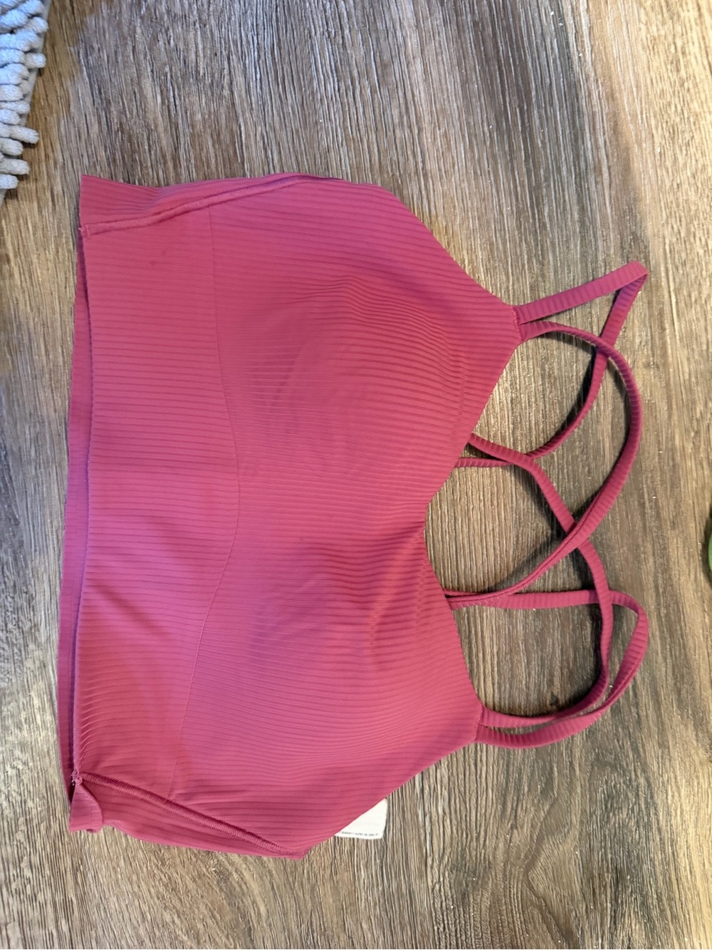 lululemon athletica Rose Ribbed Strappy Bralette
